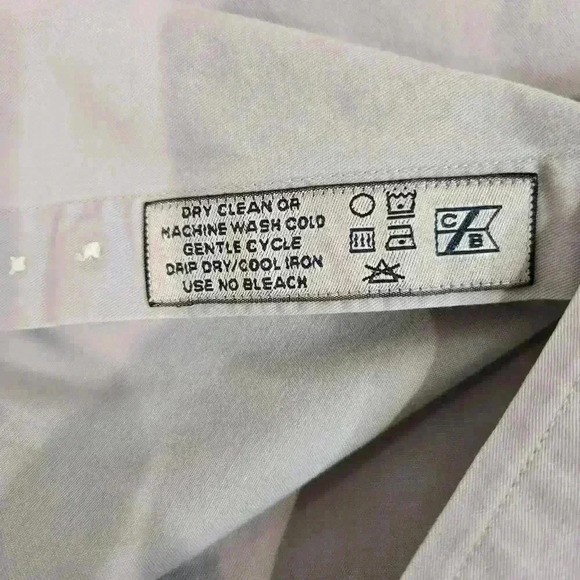 Cutter & Buck Men's XLT Long Sleeve Casual Button-down Dress Shirt Light Gray - Picture 14 of 16